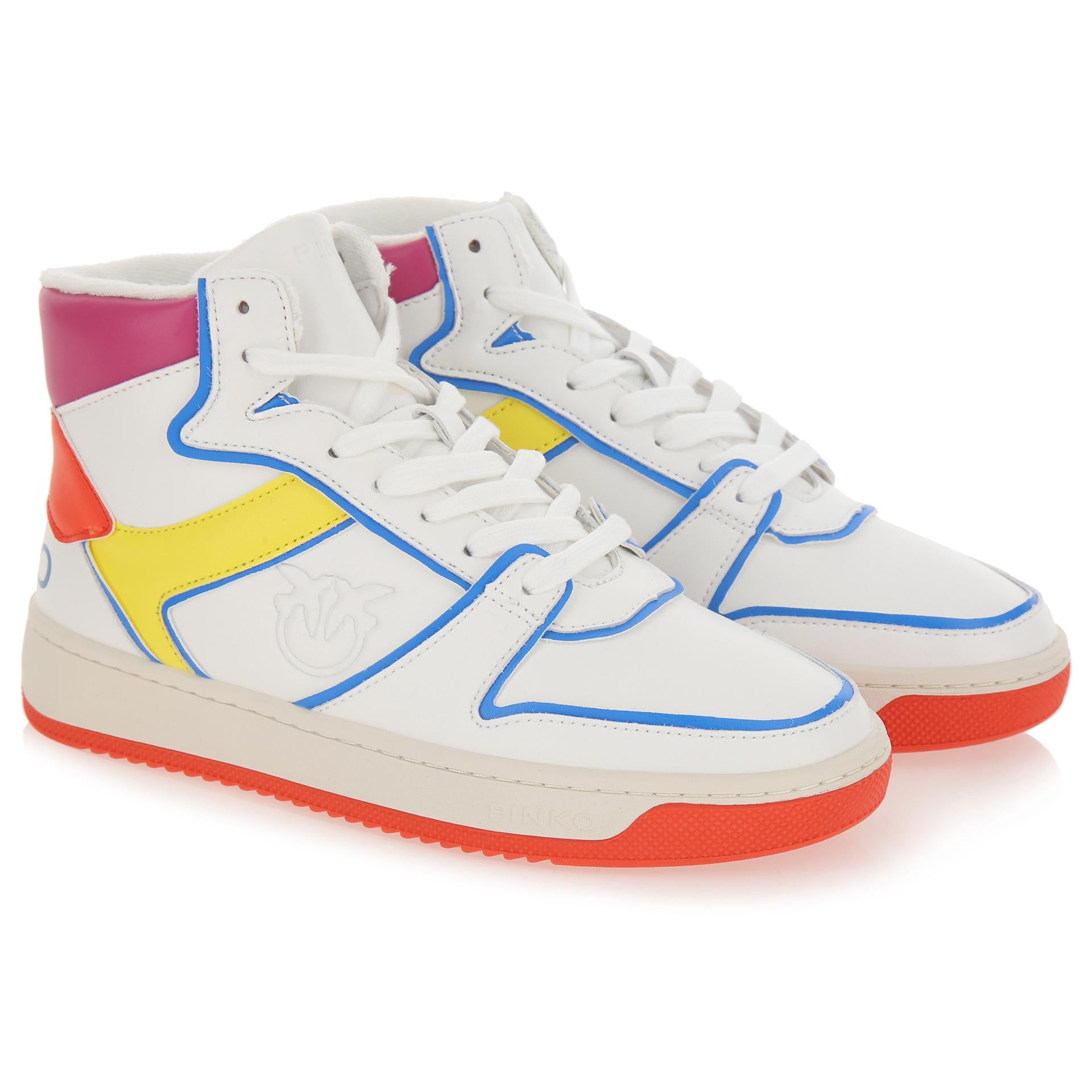 Eco-friendly high-top sneakers