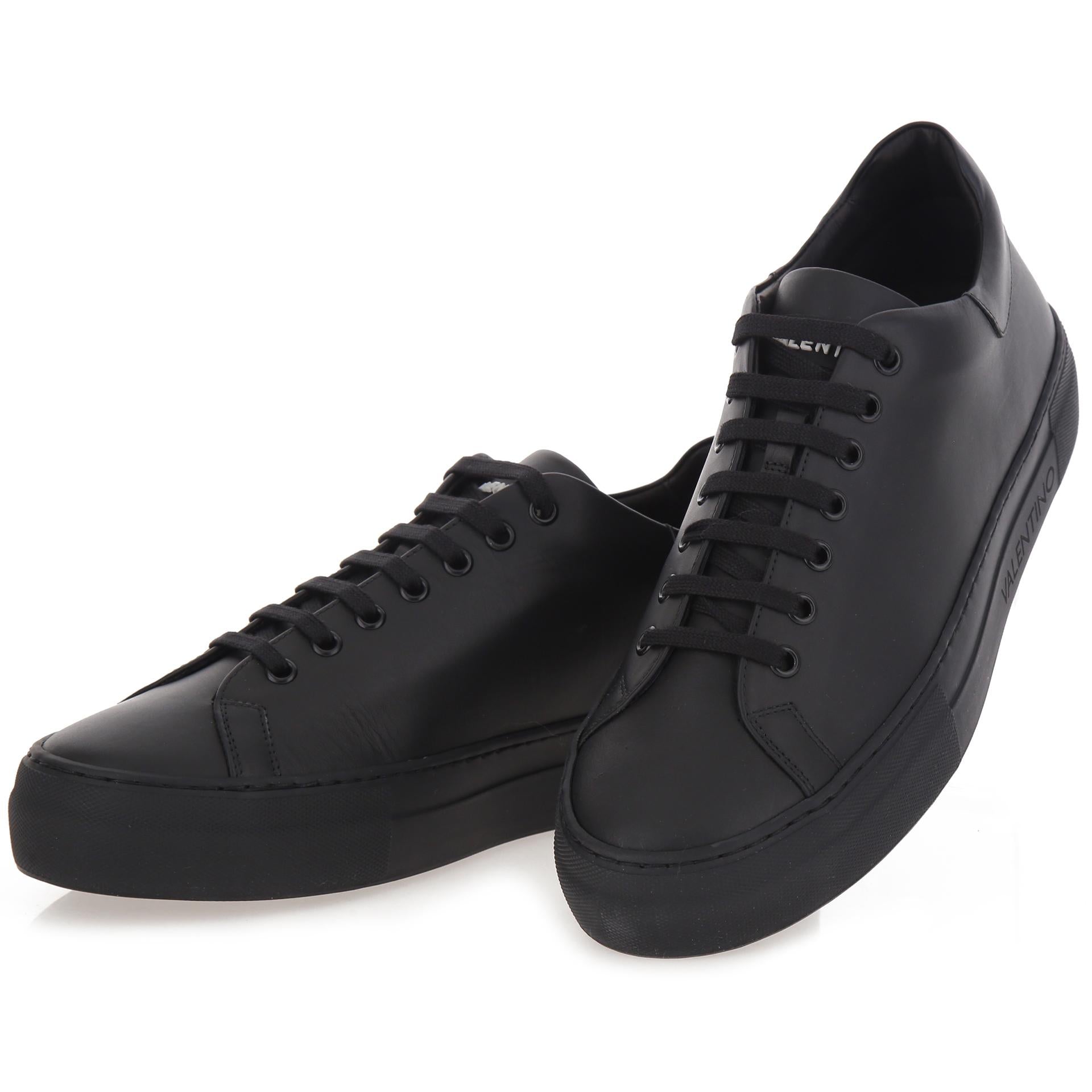 Sneakers pelle nera