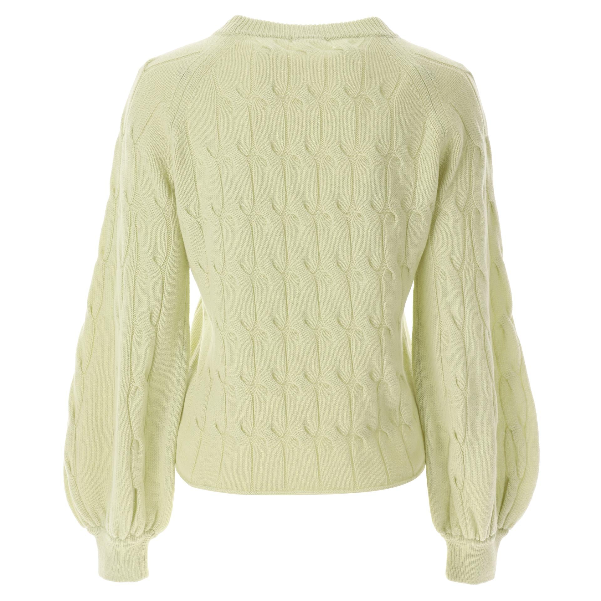 Cashmere cable sweater