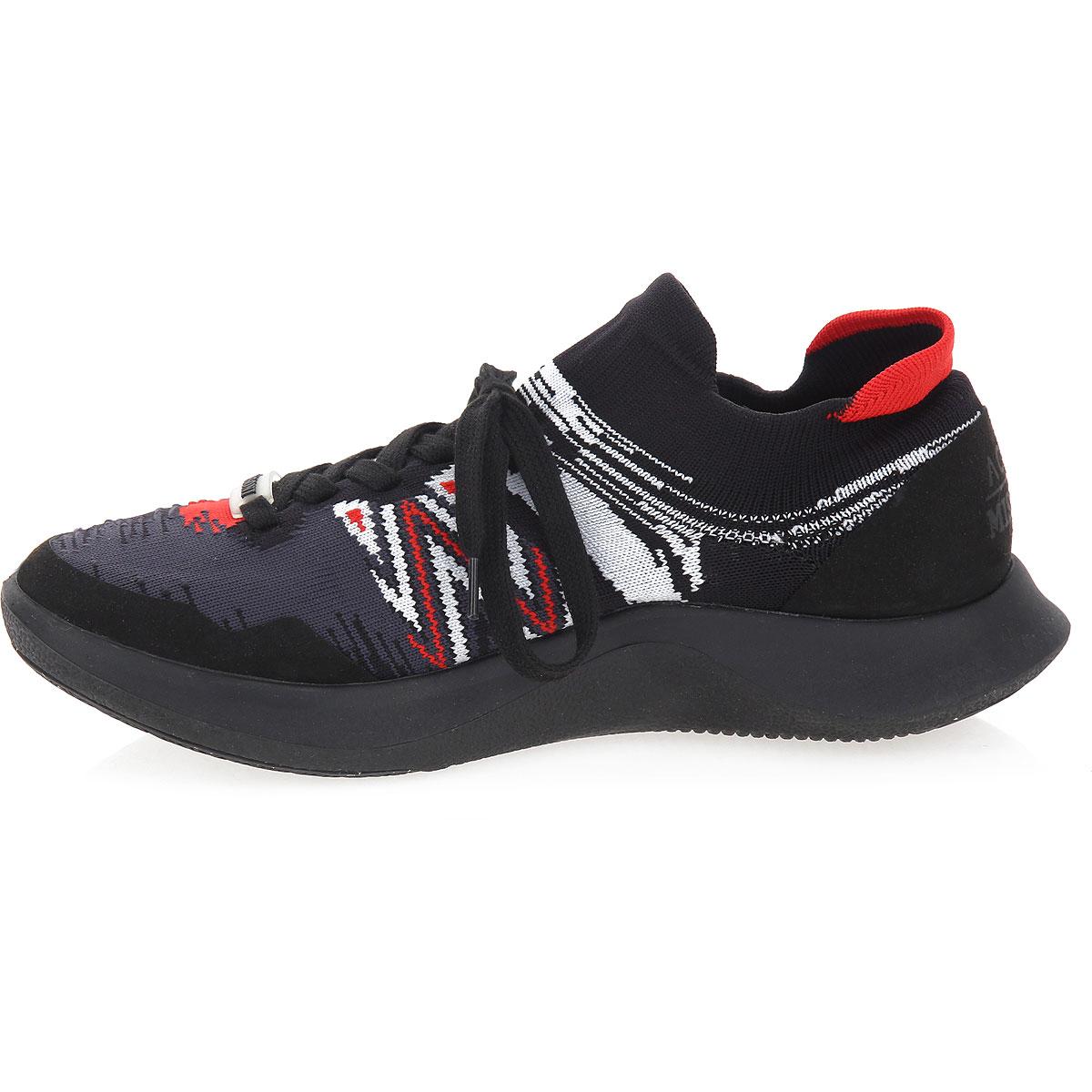 Black recycled material sneaker