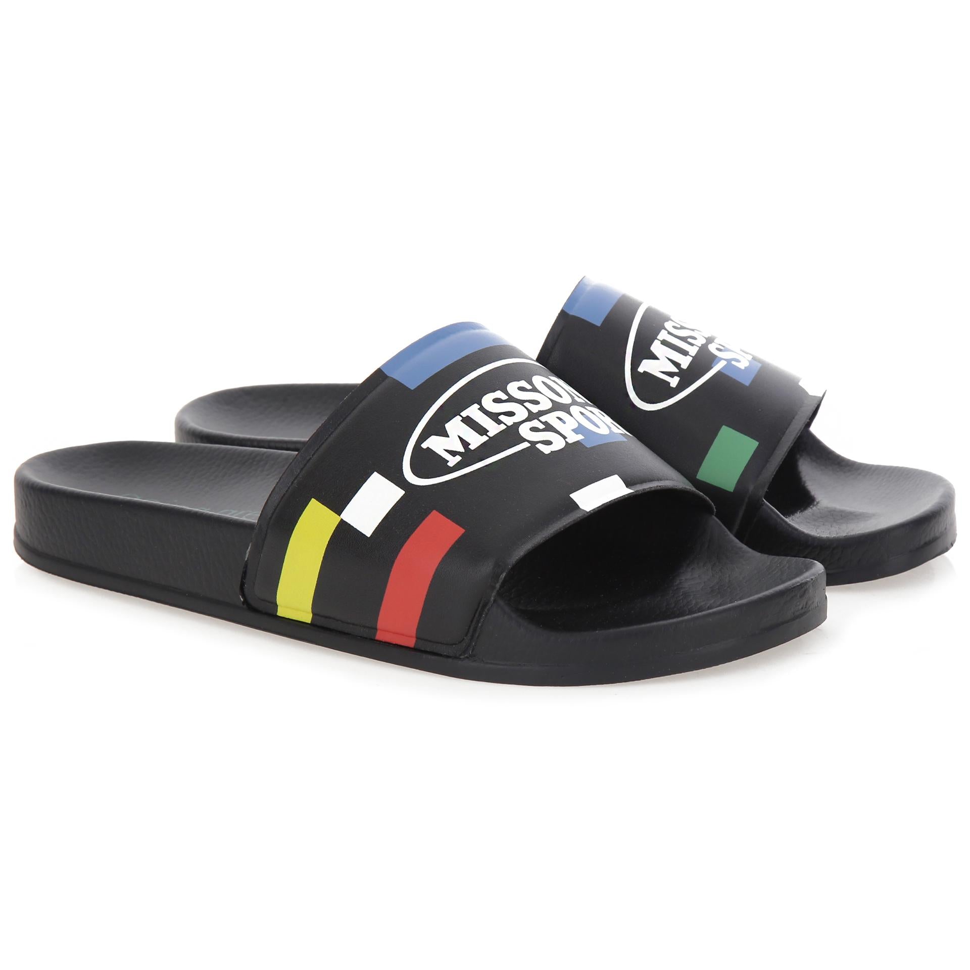 Sandali slides materiale riciclato SHMISPSP 100 ACBC X MISSONI 