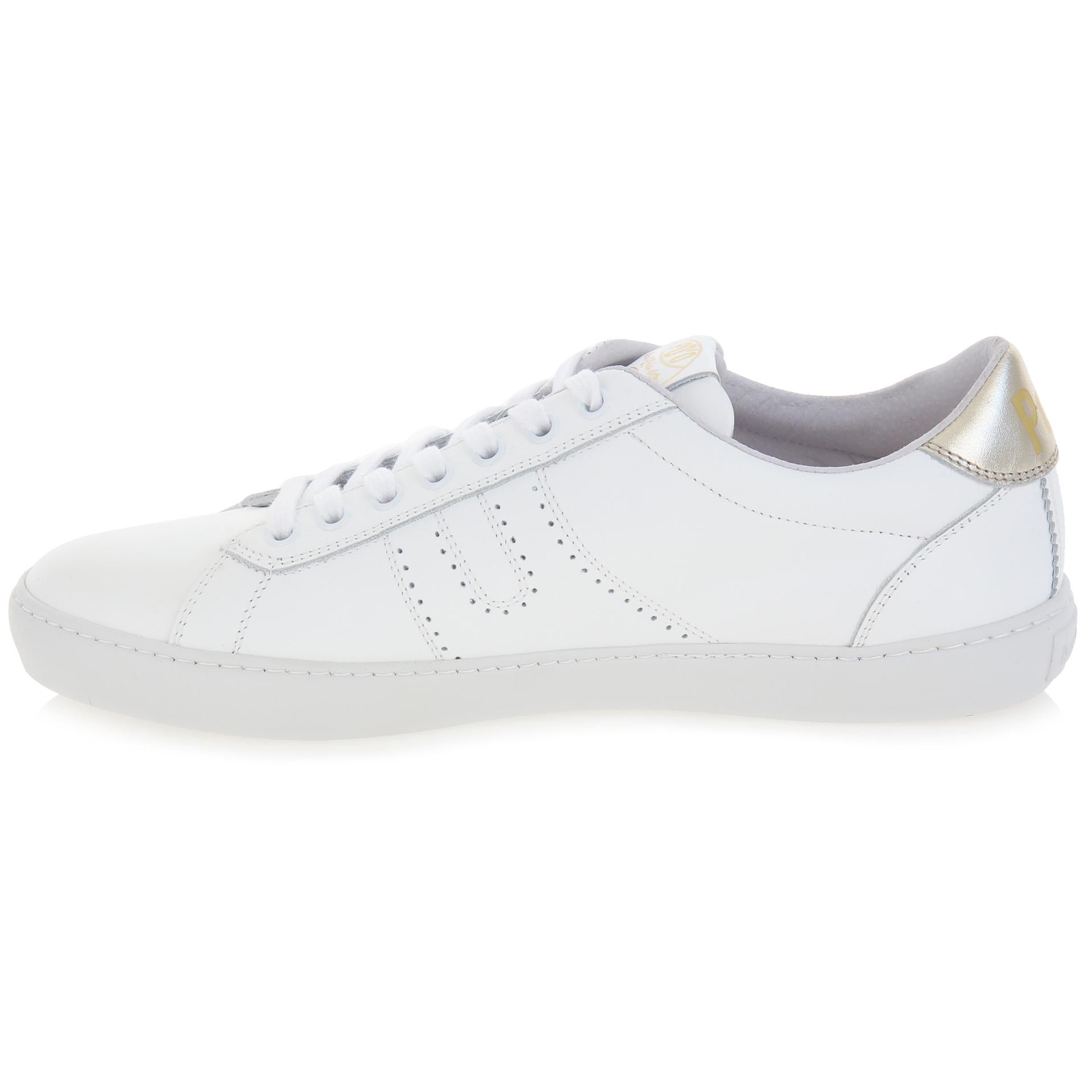 Sneakers pelle bianca