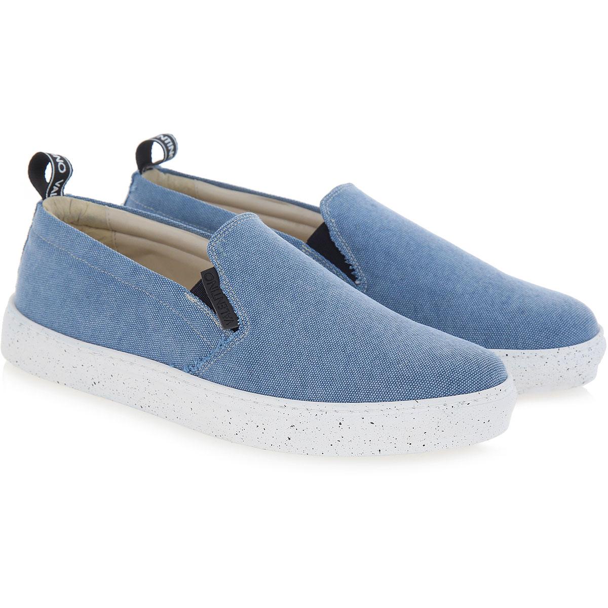 Slip-on denim sneakers