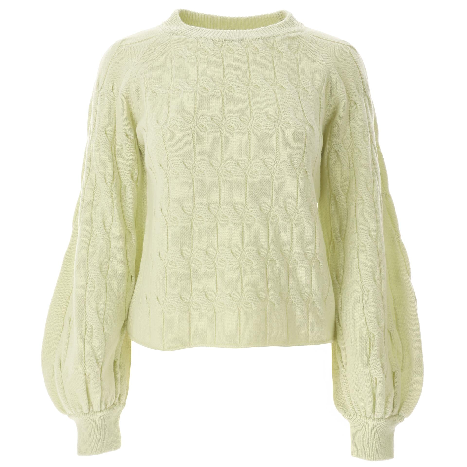 Cashmere cable sweater