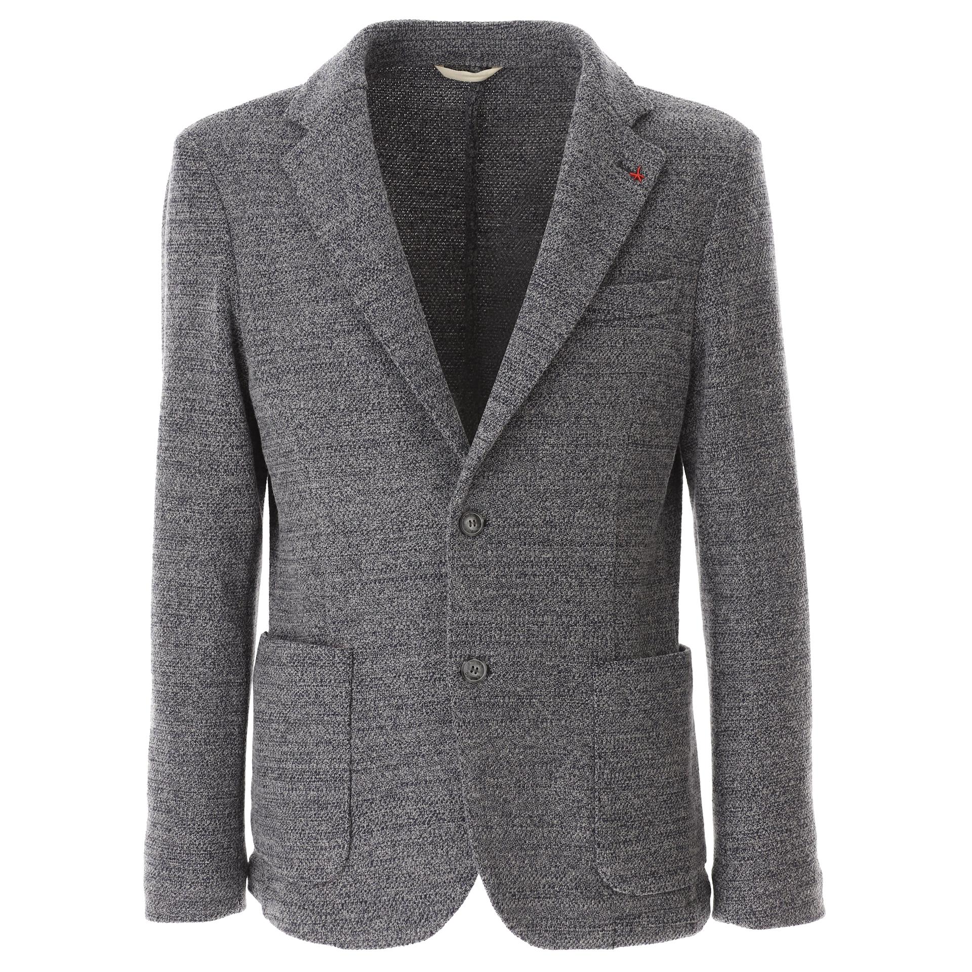 Casual single-breasted blazer